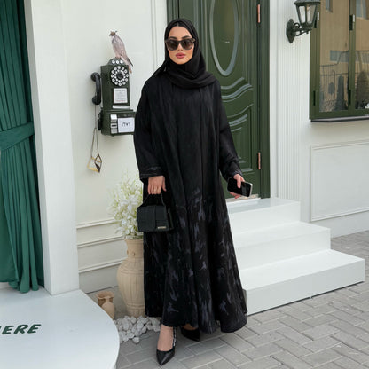 Elara Purple Abaya