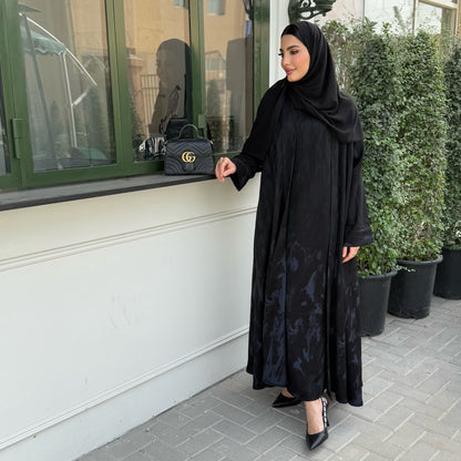 Elara Navy Abaya Fabric