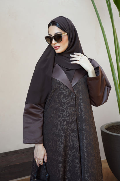 Coral Brown Abaya