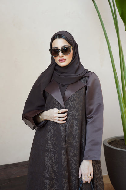 Coral Brown Abaya